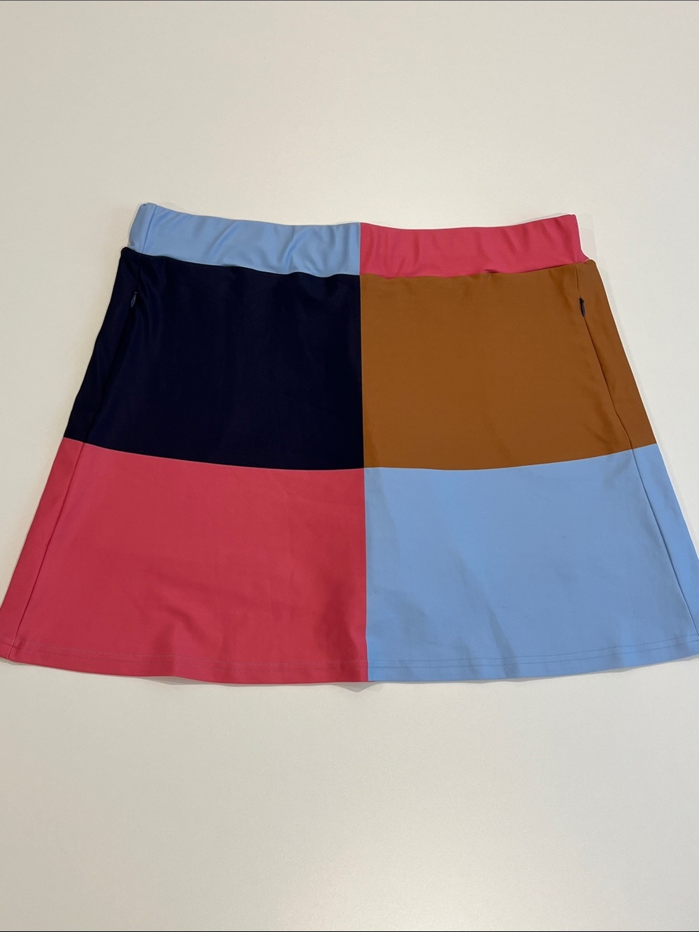 SMITH & QUINN Skort Women XL Color Block Athletic Golf Tennis Skippy Skirt 🎾⛳️